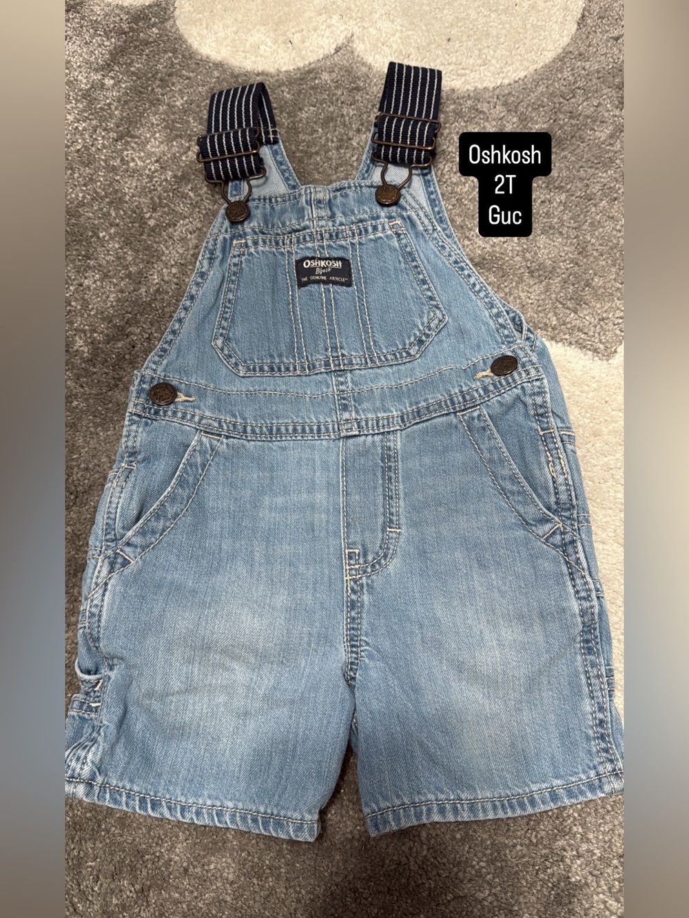 OshKosh B'gosh Light Blue Denim Toddler Overalls